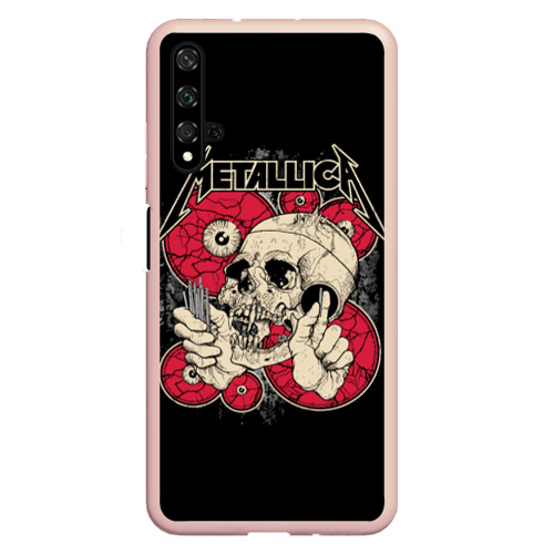 Чехол для Honor 20 Metallica, цвет светло-розовый