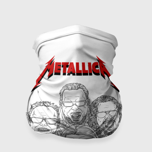 Бандана-труба 3D Metallica, цвет 3D печать