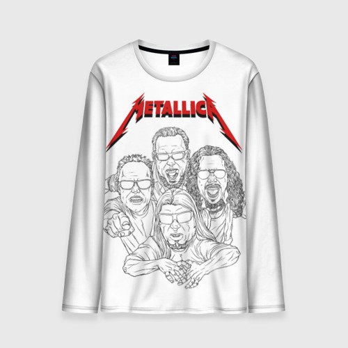 Мужской лонгслив 3D Metallica, цвет 3D печать