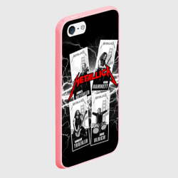 Чехол для iPhone 5/5S матовый Metallica rock band - фото 2