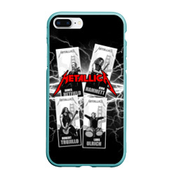 Чехол для iPhone 7Plus/8 Plus матовый Metallica