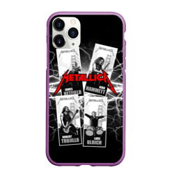 Чехол для iPhone 11 Pro Max матовый Metallica