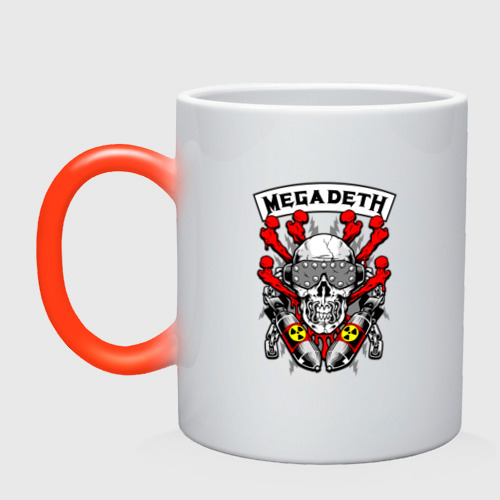 Кружка хамелеон Megadeth