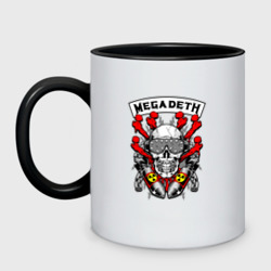 Кружка двухцветная Megadeth
