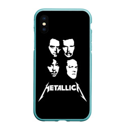 Чехол для iPhone XS Max матовый Metallica