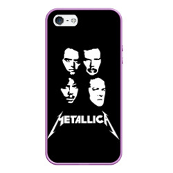 Чехол для iPhone 5/5S матовый Metallica