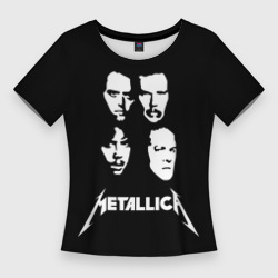 Женская футболка 3D Slim Metallica
