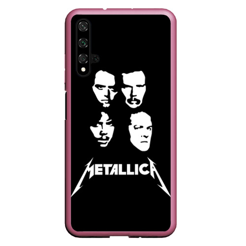 Чехол для Honor 20 Metallica, цвет малиновый