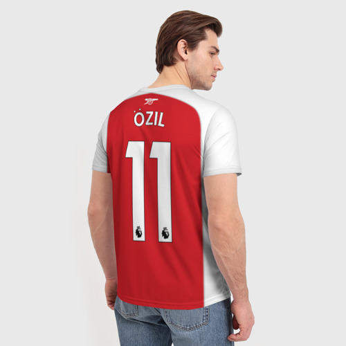 Мужская футболка 3D Ozil home 17-18 - фото 4