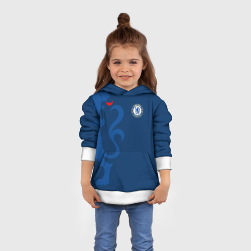 Детская толстовка 3D Chelsea Uniform, цвет белый - фото 4