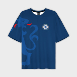 Мужская футболка oversize 3D Chelsea Uniform