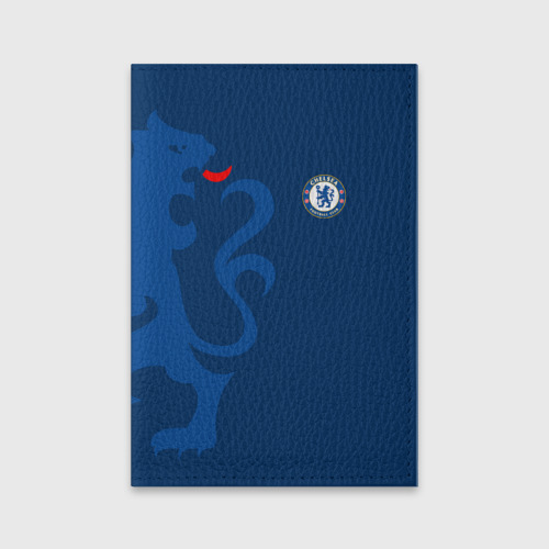 Обложка для паспорта матовая кожа Chelsea Uniform, цвет красный