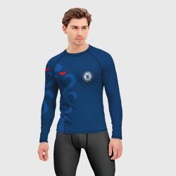 Мужской рашгард 3D Chelsea Uniform - фото 2