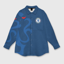 Мужская рубашка oversize 3D Chelsea Uniform