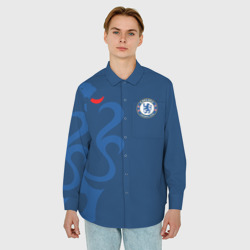 Мужская рубашка oversize 3D Chelsea Uniform - фото 2