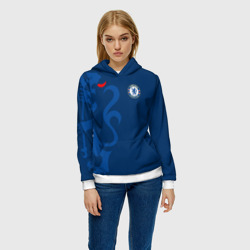 Женская толстовка 3D Chelsea Uniform - фото 2