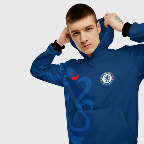 Мужская толстовка 3D Chelsea Uniform, цвет черный - фото 5