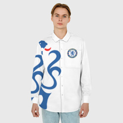 Мужская рубашка oversize 3D Chelsea Uniform - фото 2