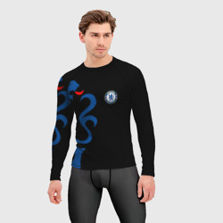 Мужской рашгард 3D Chelsea Uniform - фото 2