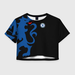 Женская футболка Crop-top 3D Chelsea Uniform