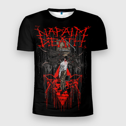 Мужская футболка 3D Slim Napalm death, цвет 3D печать