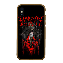 Чехол для iPhone XS Max матовый Napalm death