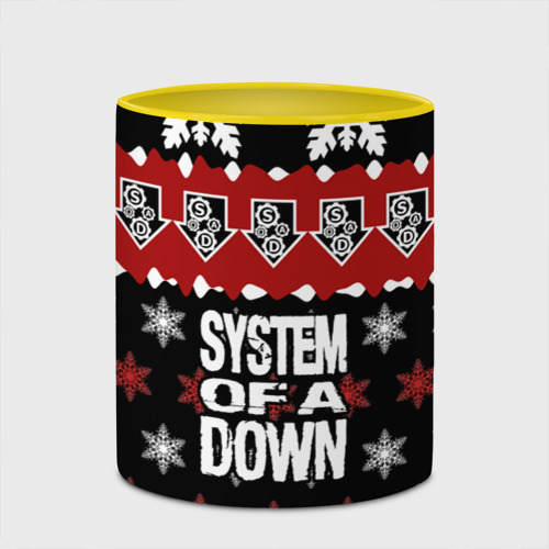 Кружка с полной запечаткой Праздничный System of a Down - фото 4