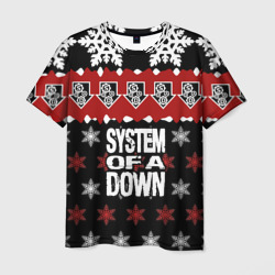 Мужская футболка 3D Праздничный System of a Down