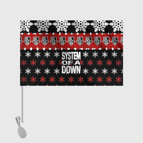 Флаг для автомобиля Праздничный System of a Down - фото 2