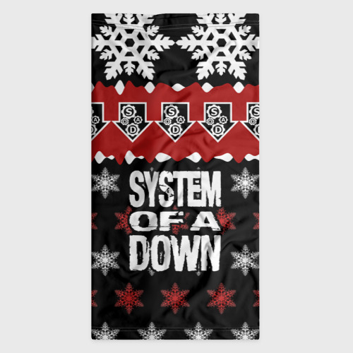 Бандана-труба 3D Праздничный System of a Down, цвет 3D печать - фото 7