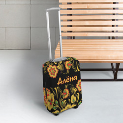Чехол для чемодана 3D Алёна, роспись под хохлому - фото 2