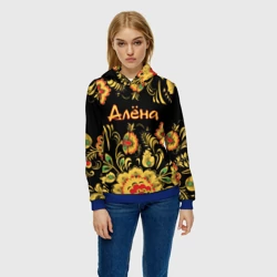Женская толстовка 3D Алёна, роспись под хохлому - фото 2