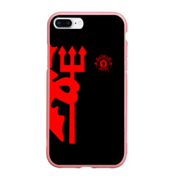 Чехол для iPhone 7Plus/8 Plus матовый Манчестер Юнайтед FCMU Manchester united