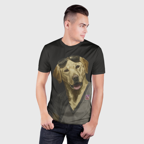 Мужская футболка 3D Slim Mr Peanutbutter, цвет 3D печать - фото 3