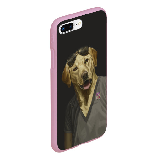 Чехол для iPhone 7Plus/8 Plus матовый Mr Peanutbutter, цвет розовый - фото 3