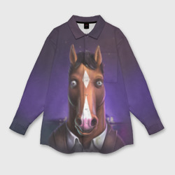 Женская рубашка oversize 3D BoJack