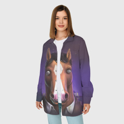 Женская рубашка oversize 3D BoJack - фото 2