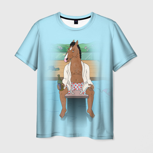 Мужская футболка 3D BoJack, цвет 3D печать