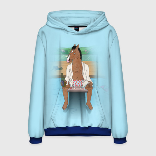 Мужская толстовка 3D BoJack, цвет синий