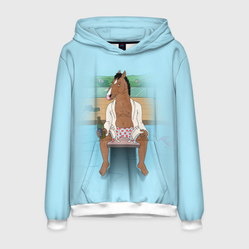 Мужская толстовка 3D BoJack, цвет белый