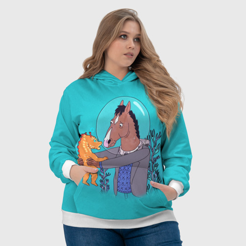 Женская толстовка 3D BoJack, цвет 3D печать - фото 6