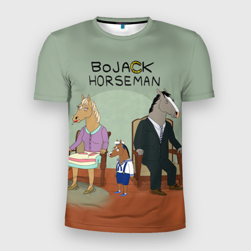 Мужская футболка 3D Slim BoJack