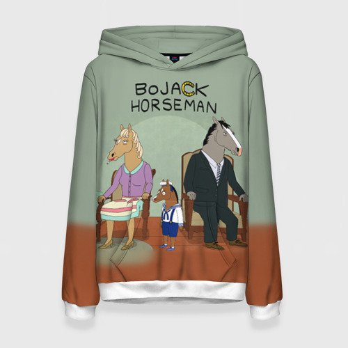 Женская толстовка 3D BoJack, цвет 3D печать