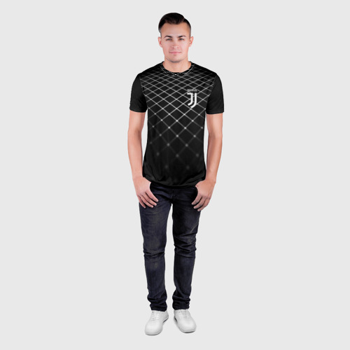 Мужская футболка 3D Slim Juventus 2018 Line, цвет 3D печать - фото 4