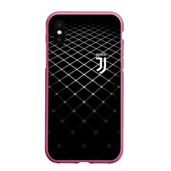 Чехол для iPhone XS Max матовый Juventus 2018 Line