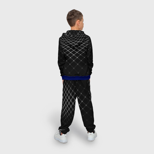Детский 3D костюм с принтом Juventus 2018 Line, вид сзади #2