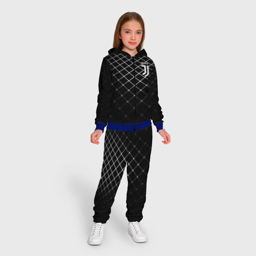 Детский 3D костюм с принтом Juventus 2018 Line, вид сбоку #3