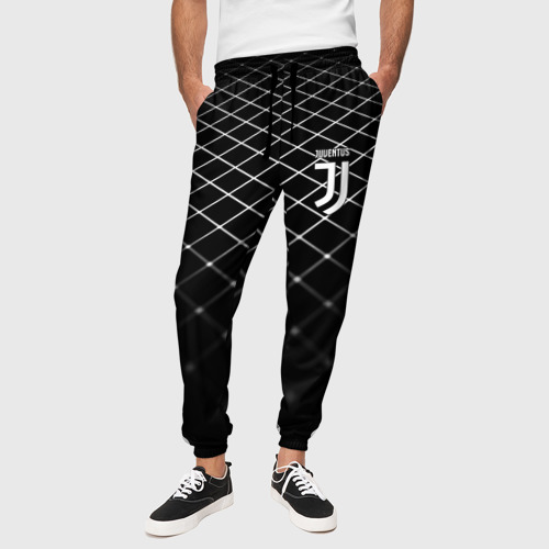 Мужские брюки 3D Juventus 2018 Line, цвет 3D печать - фото 4