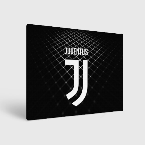 Холст прямоугольный Juventus stripes style, цвет 3D печать
