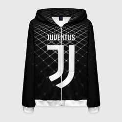 Мужская толстовка 3D на молнии Juventus stripes style